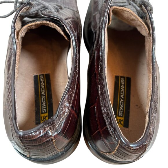 STACY ADAMS Genuine Snake Leather Oxfords - Picture 8 of 10